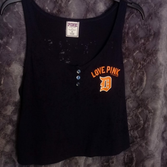 V.S PINK MLB Tigers Crop-top - Picture 1 of 4